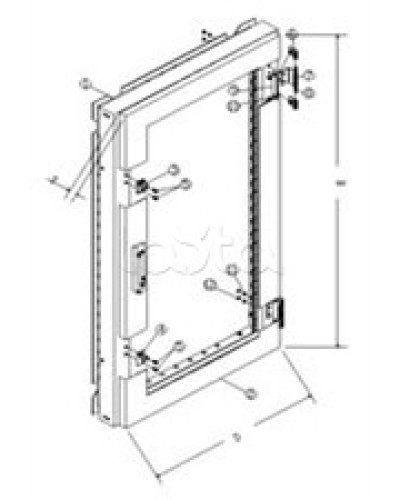 Дверь передняя плексигласовая TOA PGD-22 в Белгороде Системы оповещения и трансляции TOA Pintop.ru