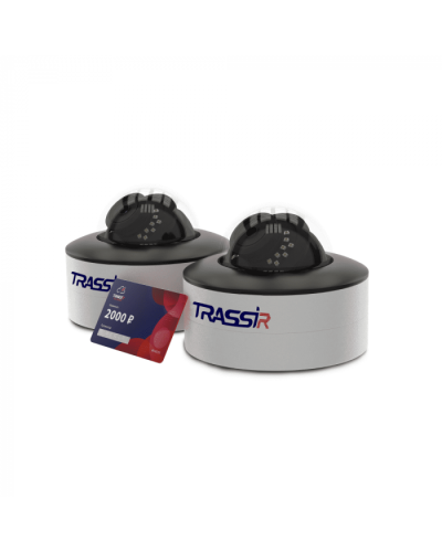 Комплект облачного видеонаблюдения TRASSIR W2D5Street в Белгороде IP-камеры Pintop.ru