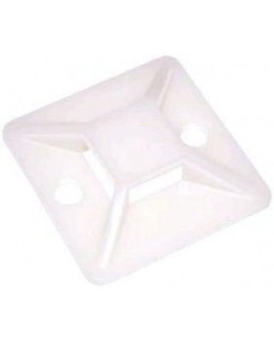 Площадка самоклеящаяся под стяжку, 25х25 мм, белая (100шт.уп) TWT-CV-ATM25 в Белгороде Коммутационные изделия Pintop.ru