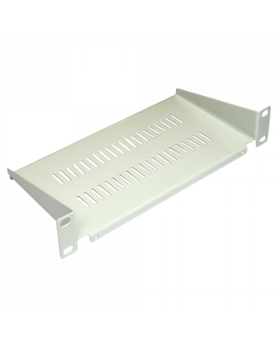 Полка фронтальная для шкафа 10, 1U, глубиной 120 мм, серая TWT (TWT-CBW10-SF120-1U-GY) в Белгороде Полки для шкафов и стоек Pintop.ru
