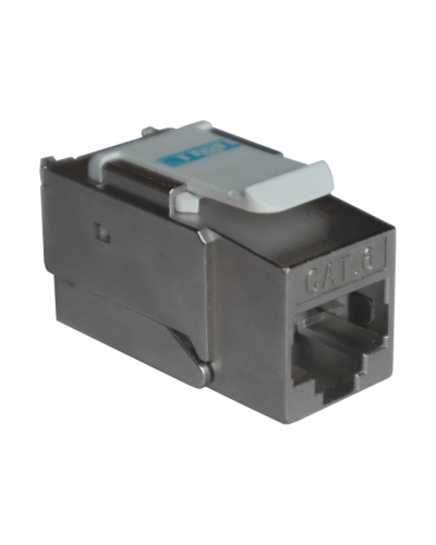 Модуль Keystone RJ45, Cat.6, STP, 90 градусов, белый TWT (TWT-OK45STP/6-WH) в Белгороде Коннекторы и разъемы Pintop.ru