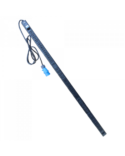 Блок розеток верт. 32A / 250V, 12xC19 + 36xC13 + 3xSchuko, шнур 3 метра, IEC309 TWT (TWT-PDV-12x36x3S-32A) в Белгороде Блоки розеток Pintop.ru