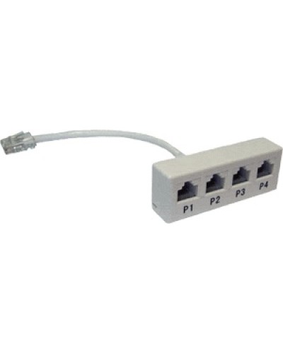 Y-адаптер 4 параллельных порта TWT TWT-Y-1P4 в Белгороде Проходные адаптеры Pintop.ru