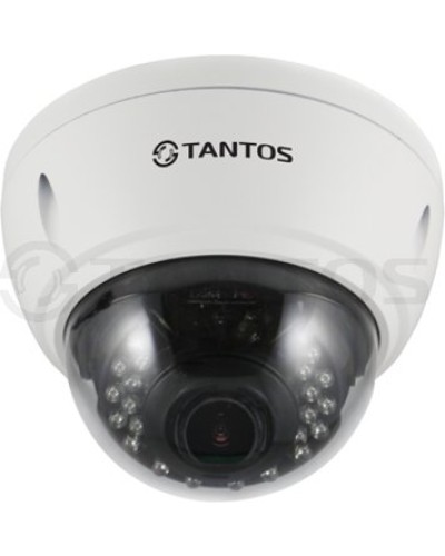 IP-камера видеонаблюдения уличная купольная Tantos TSi-Ve25VPA (2.8-12) в Белгороде IP-камеры Pintop.ru