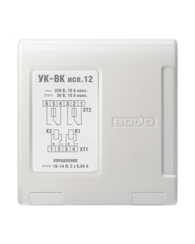 Усилитель релейный на два канала Болид УК-ВК исп.12 в Белгороде Дополнительное оборудование для ОПС Pintop.ru