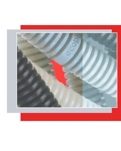 Труба гофр. ПВХ 16 мм (100 м) Экопласт (10016) в Белгороде Труба гофрированная Pintop.ru