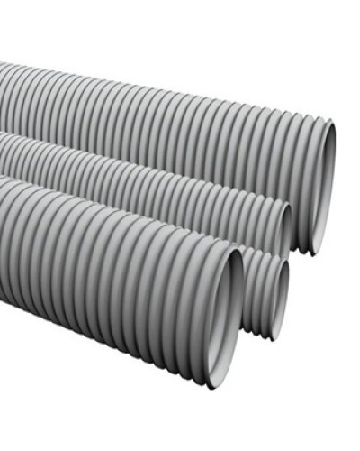 Труба ПВХ гофрир. легкая, диам 50мм Экопласт 10050 в Белгороде Труба гофрированная Pintop.ru