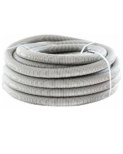 Труба гофр. ПНД HF 50 мм с зондом лёгкая серый (15 м) ОКЛ Экопласт 20150HF в Белгороде Труба гофрированная Pintop.ru