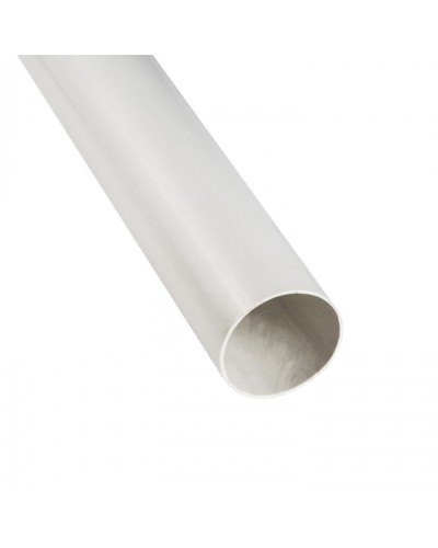 Труба ПНД гладкая тяжелая, цвет серый, диам 63 мм (3м) Экопласт (23063-GR) в Белгороде Гладкая труба Pintop.ru