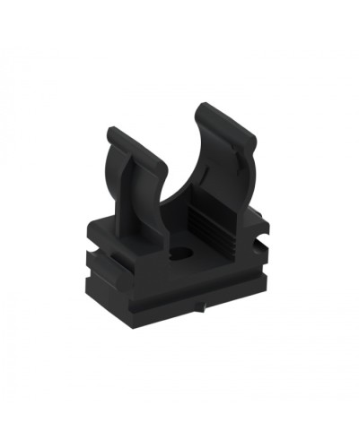 CFQ16 Держатель (клипса) для труб, для монтажного пистолета D16мм, цвет чёрный (50шт) Экопласт (41516BL) в Белгороде Держатели, клипсы, скобы Pintop.ru