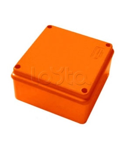 Коробка огнестойкая 100х100х55, 5P, (0,15-2,5мм2), без галогена Экопласт 42057HF в Белгороде Коробки (ОКЛ) Экопласт Pintop.ru