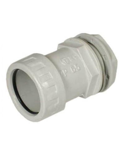 Муфта «труба-коробка» D25 мм , без галогена Экопласт 42725HF в Белгороде Аксессуары для труб (ОКЛ) Экопласт Pintop.ru