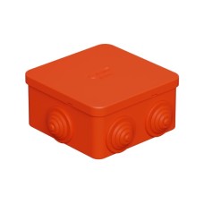 Коробка огн. E110, о/п 85х85х50мм,без галогена, 12 вых., IP55, 5P, оранж. Экопласт (43221HF)