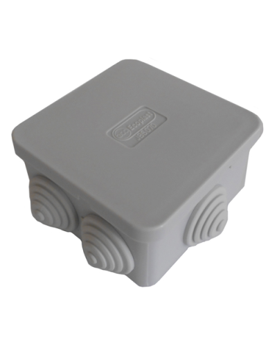 Коробка распред. о/п 85х85х40мм 6 вых., IP44 Экопласт 44006 в Белгороде Распределительные коробки Pintop.ru