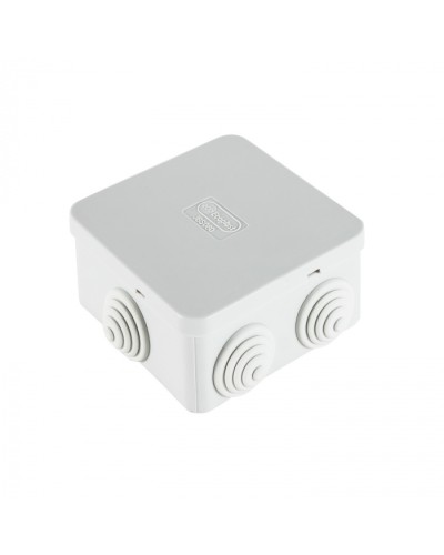 Коробка распределительная о/п, для монтажного пистолета 85х85х50, без галогена, 6 вых, IP44 (44066HF) в Белгороде Распределительные коробки Pintop.ru