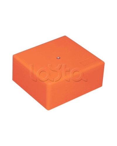 Коробка огн. с глад. стенками,без галогена, IP41, 12P, (1,5-2,5 мм2) (оранж) ОКЛ Экопласт (46081HF) в Белгороде Распределительные коробки Pintop.ru