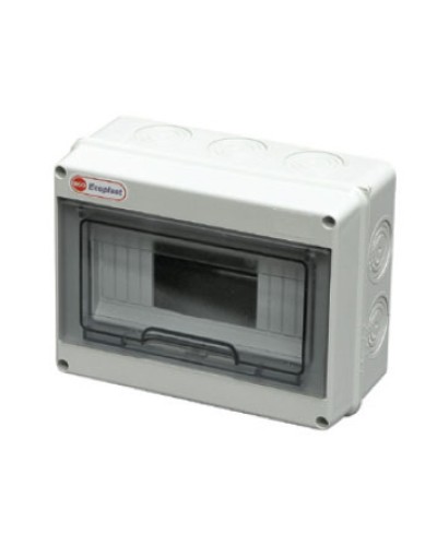 Шкаф настенный, 12-13 модулей, IP65 Экопласт 46412 в Белгороде Боксы для автоматов Pintop.ru