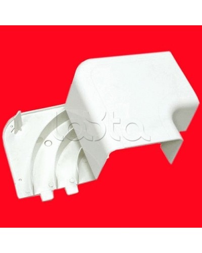 Угол плоский 100х55 с задней стенкой и разделителем для кабель-канала серии ARC-LAN Экопласт 576311 в Белгороде Аксессуары для кабель-канала Pintop.ru