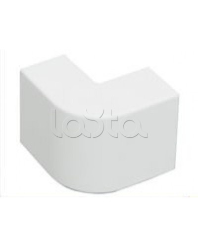 Угол внешний плавный стандарт TIA 40x25 мм Экопласт 72208R в Белгороде Аксессуары для кабель-канала Pintop.ru