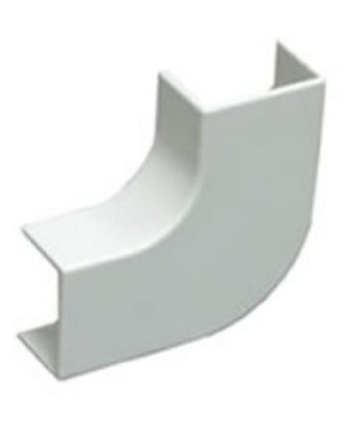 Угол плоский плавный стандарт TIA 20x10 мм Экопласт 72301R в Белгороде Аксессуары для кабель-канала Pintop.ru