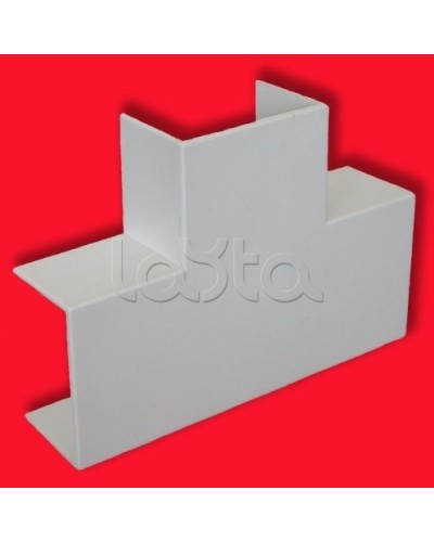 Угол Т-образный для кабель-канала МЕХ, для сечения 40x40 Экопласт 72409 в Белгороде Аксессуары для кабель-канала Pintop.ru