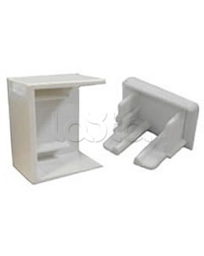 Заглушка для кабель-канала МЕХ, для сечения 40x16 Экопласт 72806 в Белгороде Аксессуары для кабель-канала Pintop.ru