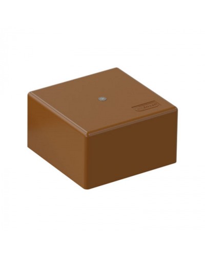 SD3 Коробка распределительная для о/п, для монтажного пистолета 75x75x40мм, 12 пар 10мм2, (корич.) Экопласт (72936B) в Белгороде Распределительные коробки Pintop.ru