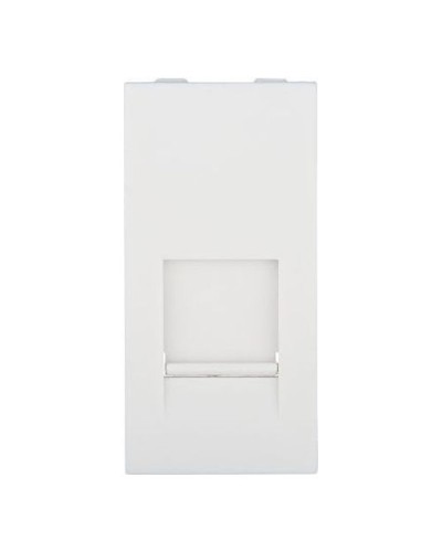 Накладка для розетки телефонной, компьютерной RJ, 45х22,5 мм (белый) LK45 Экопласт (853104) в Белгороде Аксессуары для кабель-канала Pintop.ru