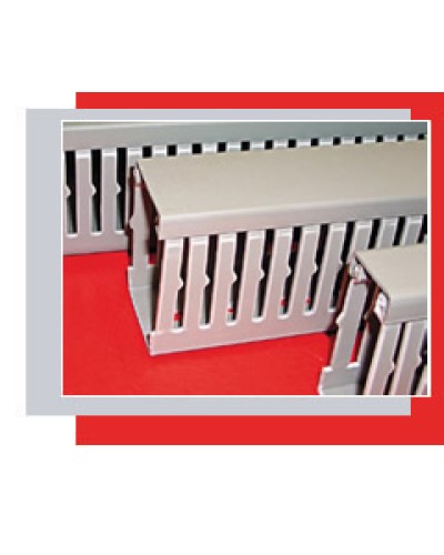 Короб перфорированный 60х80 мм (серый) Экопласт СР-Е114 в Белгороде Кабель-канал Pintop.ru