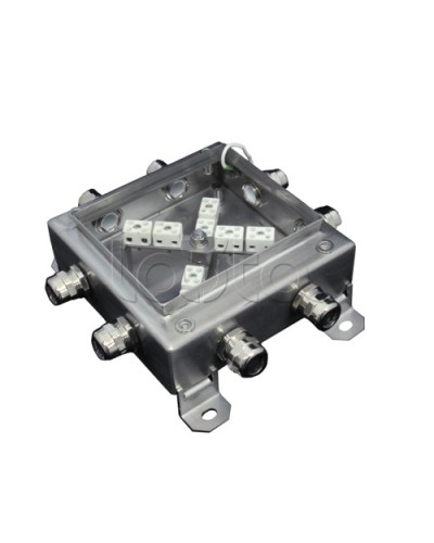 Коробка монтажная огнестойкая Гефест КМ-О (16к*10,0)-IP66 1515нерж, 8 вводов в Белгороде Распределительные коробки Pintop.ru