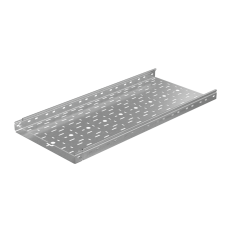 Лоток перфорированный 50х400х1,0 L3000 мм "Быстрый монтаж ПЛЮС" КМ-Профиль (LPplus50-400-1.0-3000)