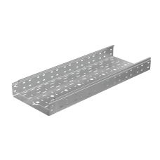 Лоток перфорированный 80х300х1,5 L5000 мм "Быстрый монтаж ПЛЮС" КМ-профиль (LPplus80-300-1.5-5000)