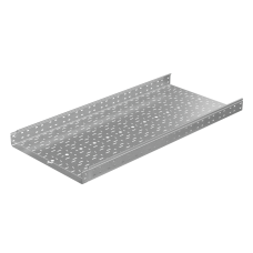 Лоток перфорированный 80х600х1,5 L4000 мм "Быстрый монтаж ПЛЮС" КМ-профиль (LPplus80-600-1.5-4000)