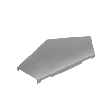 Крышка горизонтального угла 45 гр. 50 мм "ПЛЮС" HD КМ-Профиль (KGLplus45-50 HD)