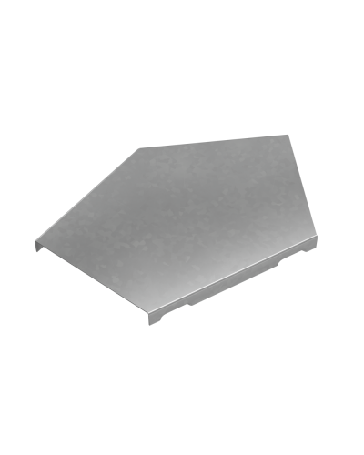 Крышка горизонтального угла 45 гр. 100 мм ПЛЮС КМ-профиль (KGLplus45-100) в Белгороде Аксессуары для лотков Pintop.ru