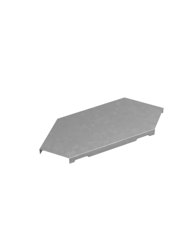 Крышка горизонтального угла 90 гр. 50 мм ПЛЮС HD85 КМ-профиль (KGLplus90-50 HD85) в Белгороде Аксессуары для лотков Pintop.ru