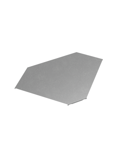 Крышка горизонтального угла 90 гр. 400 мм ПЛЮС INOX304 КМ-Профиль (KGLplus90-400 INOX304) в Белгороде Аксессуары для лотков Pintop.ru