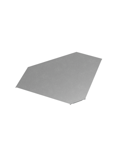 Крышка горизонтального угла 90 гр. 500 мм ПЛЮС КМ-Профиль (KGLplus90-500) в Белгороде Аксессуары для лотков Pintop.ru