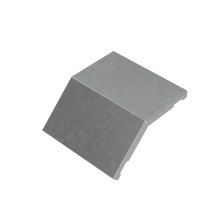 Крышка внешнего вертикального угла 45 гр. 150 мм "ПЛЮС" HD КМ-Профиль (KVLplus45-150 HD)