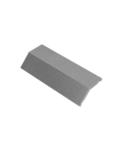 Крышка внешнего вертикального угла 45 гр. 400 мм ПЛЮС КМ-Профиль (KVLplus45-400) в Белгороде Аксессуары для лотков Pintop.ru