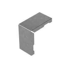 Крышка угла внешнего вертикального 90 гр. прямого 50 мм "ПЛЮС" HD85 КМ-профиль (KPVLplus90-50 HD85)