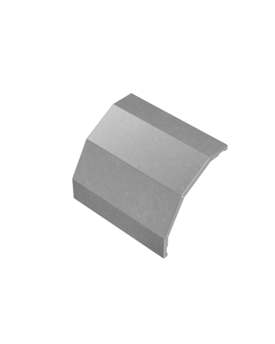 Крышка внешнего вертикального угла 90 гр. 300 мм ПЛЮС INOX304 КМ-Профиль (KVLplus90-300 INOX304) в Белгороде Аксессуары для лотков Pintop.ru