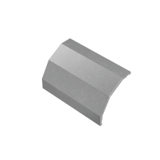 Крышка внешнего вертикального угла 90 гр. 400 мм "ПЛЮС" HD КМ-Профиль (KVLplus90-400 HD)