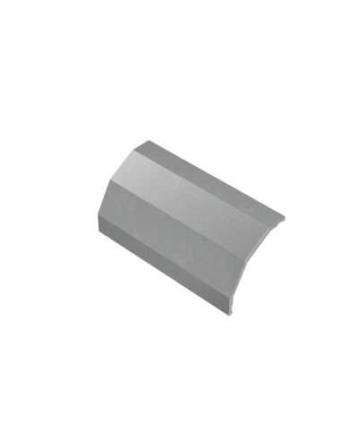 Крышка внешнего вертикального угла 90 гр. 500 мм ПЛЮС HD85 КМ-профиль (KVLplus90-500 HD85) в Белгороде Аксессуары для лотков Pintop.ru