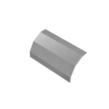 Крышка внешнего вертикального угла 90 гр. 500 мм "ПЛЮС" INOX304 КМ-Профиль (KVLplus90-500 INOX304)