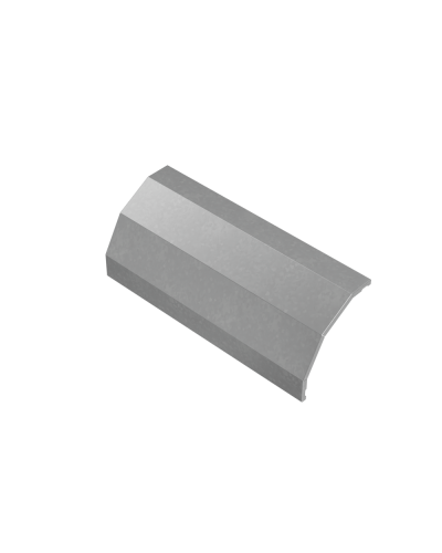 Крышка внешнего вертикального угла 90 гр. 600 мм ПЛЮС INOX304 КМ-Профиль (KVLplus90-600 INOX304) в Белгороде Аксессуары для лотков Pintop.ru