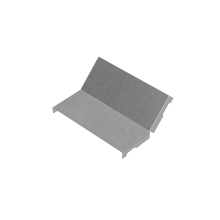 Крышка внутреннего вертикального угла 45 гр. 150 мм "ПЛЮС" INOX304 КМ-Профиль (KNLplus45-150 INOX304)