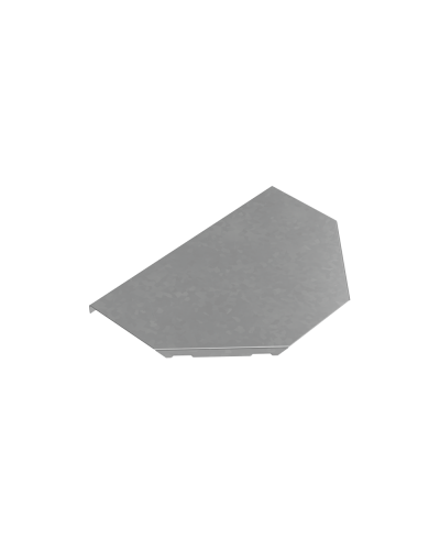 Крышка Т-отвода 100 мм ПЛЮС КМ-профиль (KTDplus100) в Белгороде Аксессуары для лотков Pintop.ru