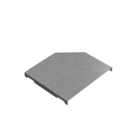 Крышка переходника левого 100-150 мм "ПЛЮС" КМ-Профиль (KPDplus100-150-L)