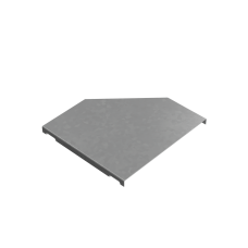 Крышка переходника левого 100-200 мм "ПЛЮС" КМ-Профиль (KPDplus100-200-L)